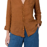 Sloane - Linen S10 - Linen Tops CP Shades cinnamon