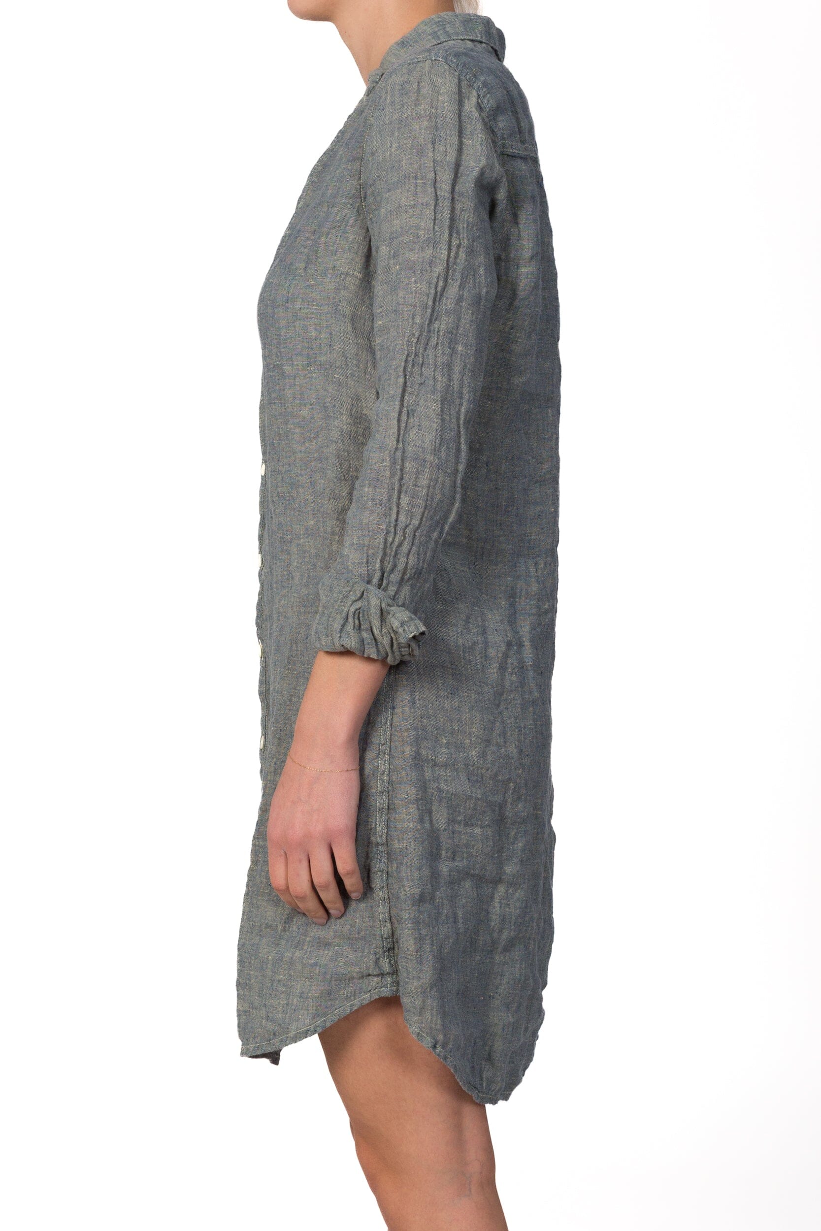 Tamsin - Chambray Linen S50 - Linen Dresses CP Shades 