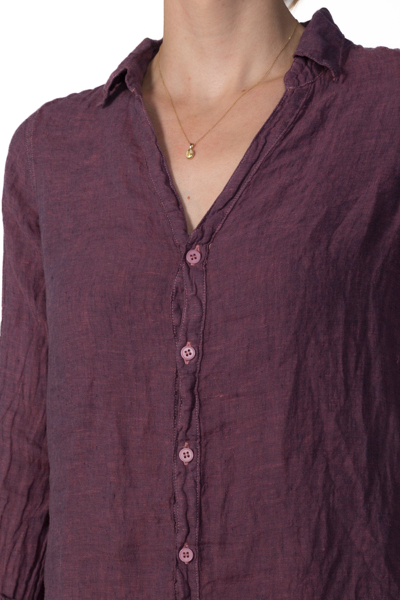 Tamsin - Chambray Linen S50 - Linen Dresses CP Shades 