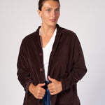 Tessa Jacket - Cotton Velvet A70 - Cotton Velvet CP Shades chocolate 4243