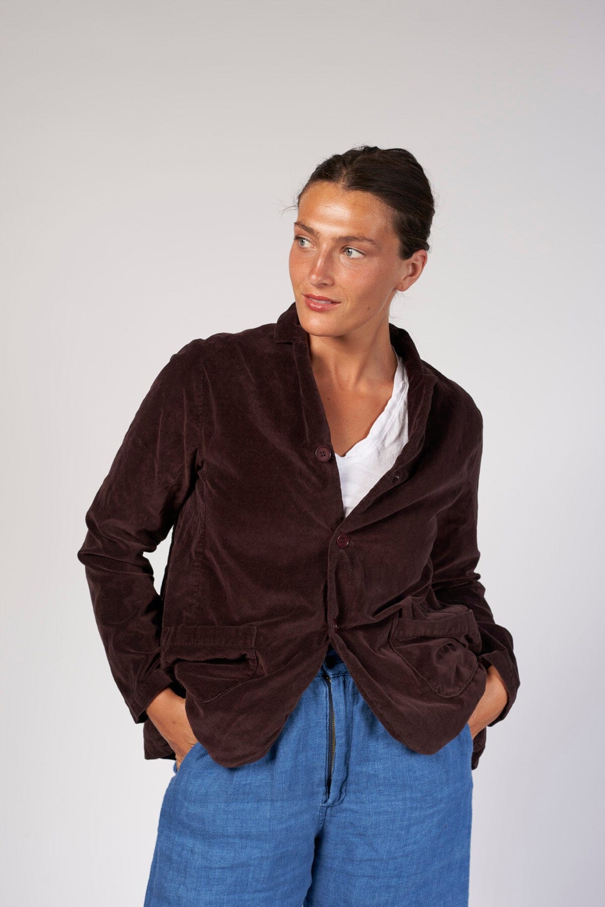 Tessa Jacket - Cotton Velvet A70 - Cotton Velvet CP Shades 