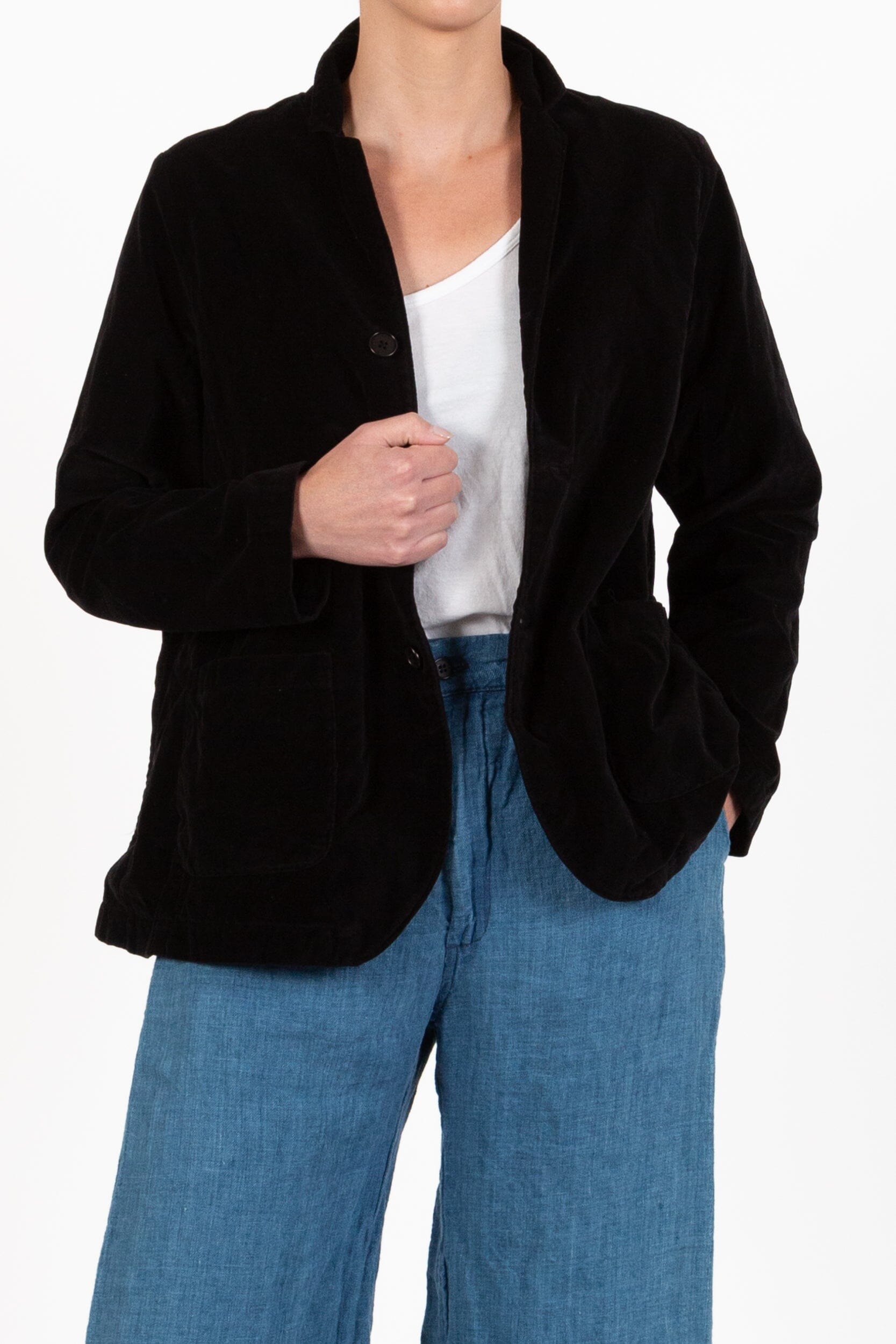 Tessa Jacket - Cotton Velvet A91 - Cotton Velvet CP Shades 