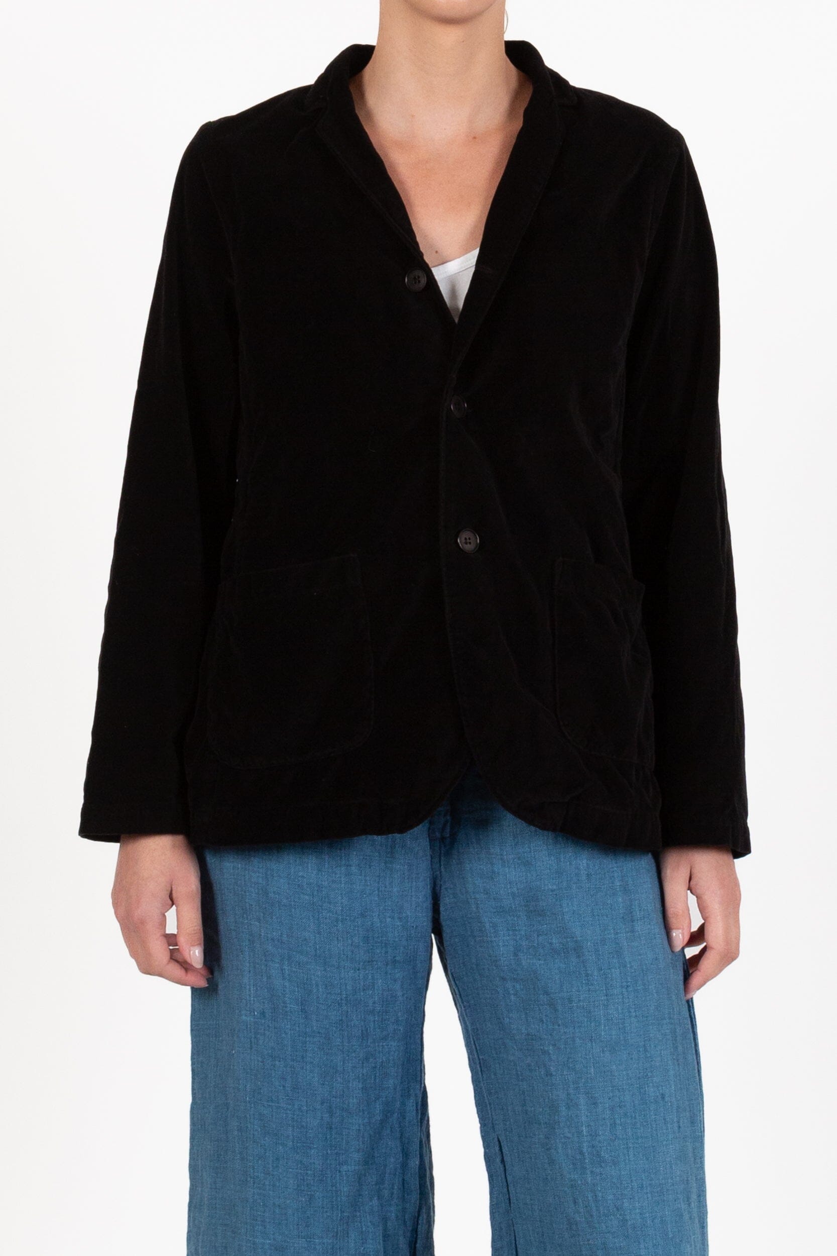 Tessa Jacket - Cotton Velvet A91 - Cotton Velvet CP Shades black 4243