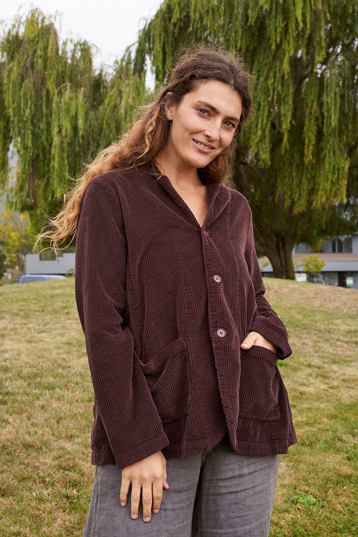 Tessa Jacket - Wide Wale Corduroy A40 - Wide Wale Cord CP Shades 