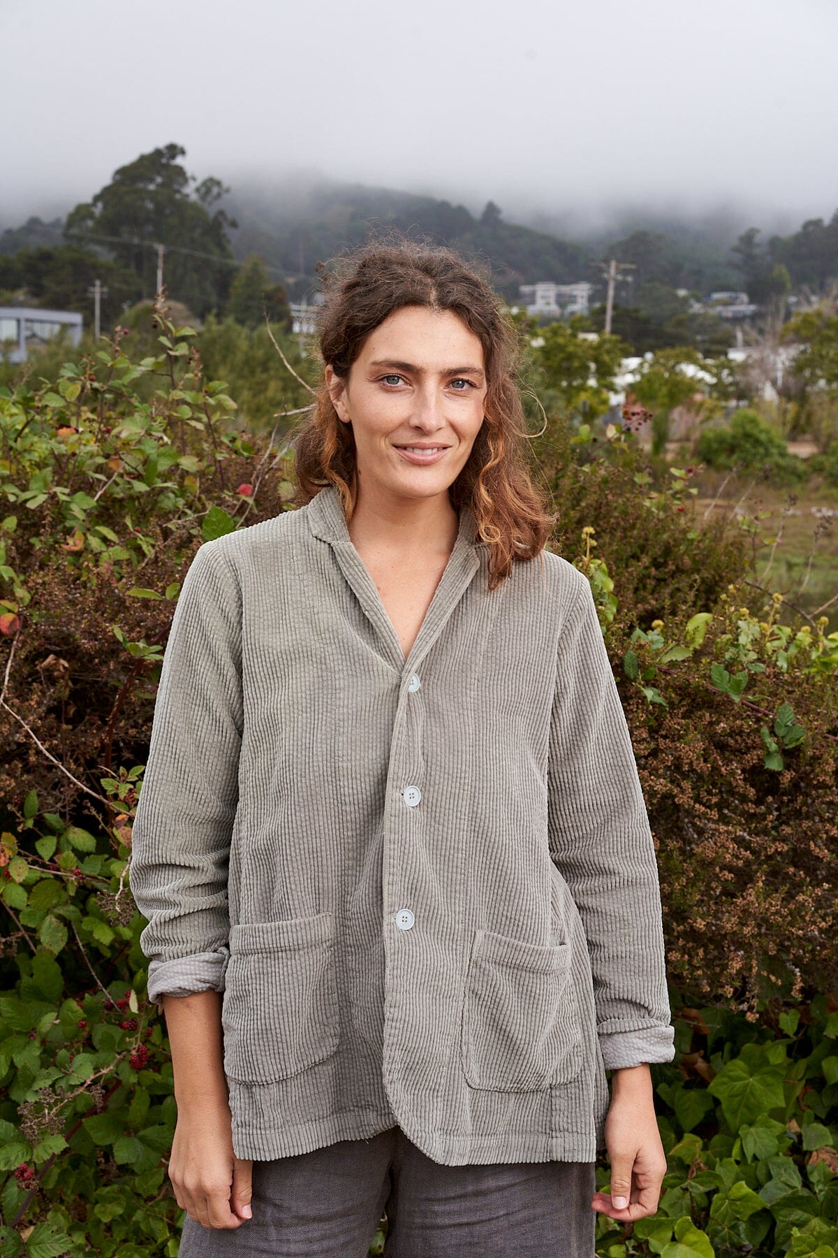 Tessa Jacket - Wide Wale Corduroy A40 - Wide Wale Cord CP Shades pebble 123