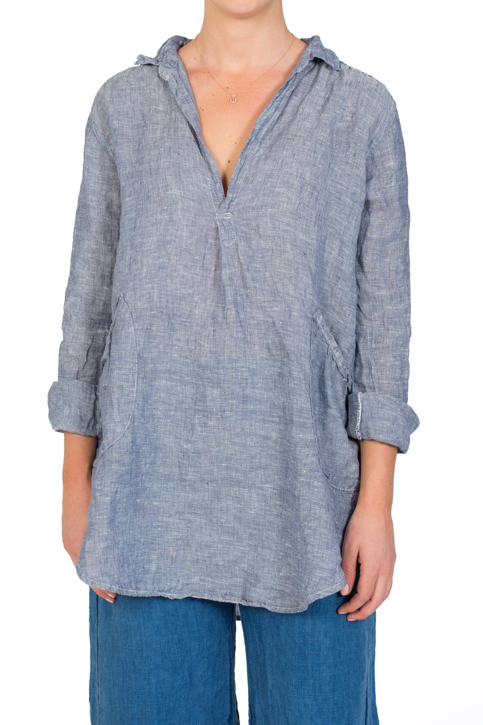 Teton - Chambray Linen S20 - Yarn Dyed Linen CP Shades 