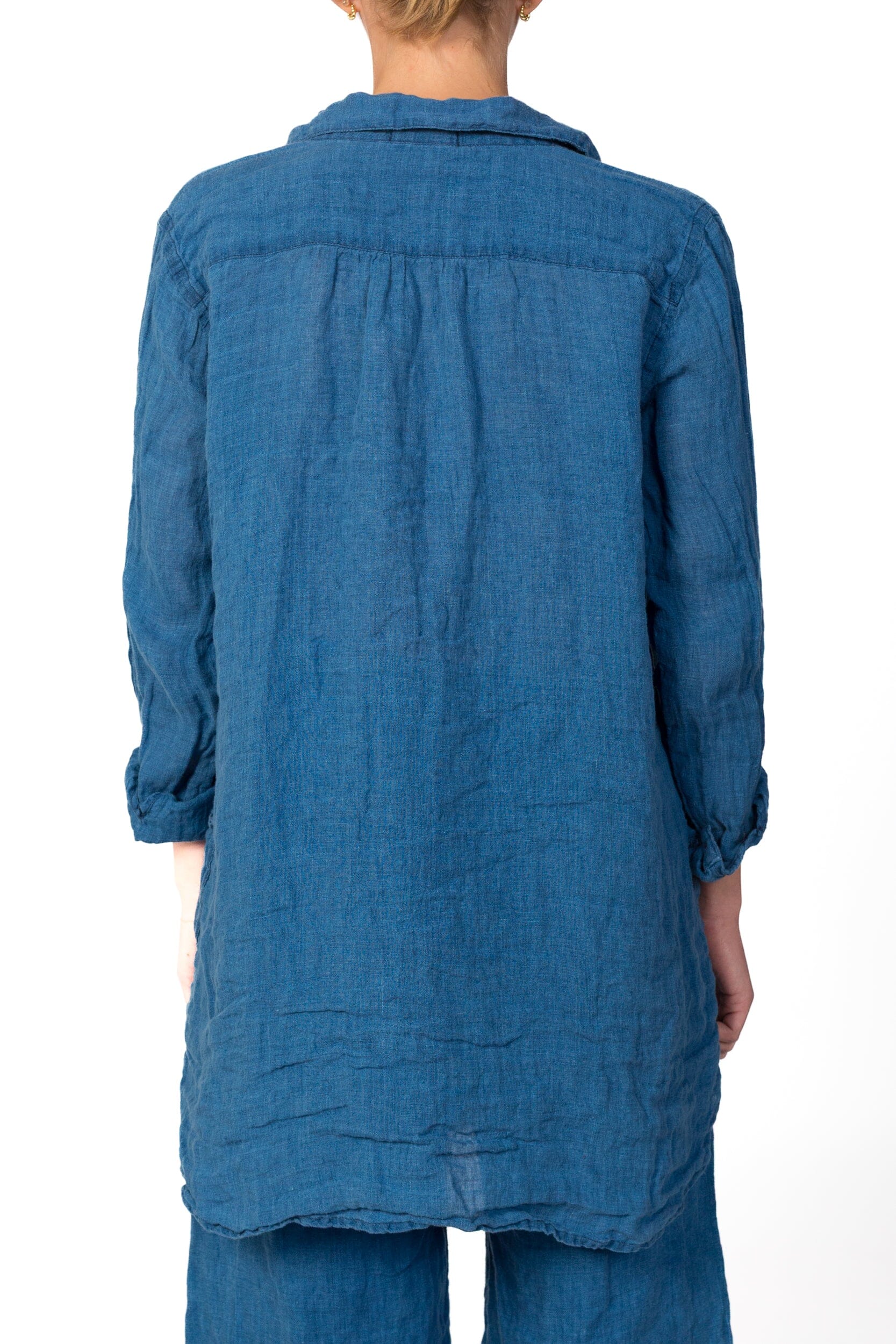 Teton - Lightweight Indigo Linen S40 - Indigo Linen CP Shades 