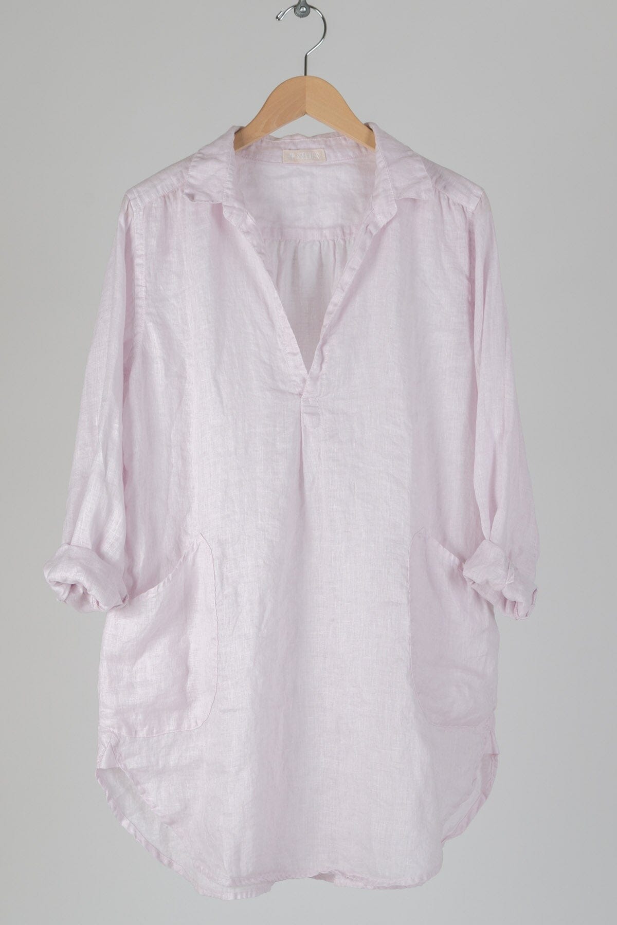 Teton - Linen S10 - Linen Shirt/Top/Tunic CP Shades lavender