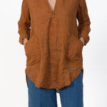 Teton - Linen S10 - Linen Tops CP Shades cinnamon