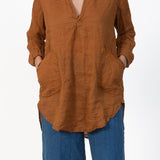 Teton - Linen S10 - Linen Tops CP Shades cinnamon