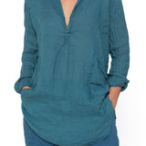 Teton - Linen S10 - Linen Tops CP Shades lagoon