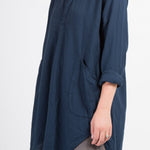 Teton - Textured Cotton A2 - Cottons CP Shades navy 4269