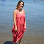 Violette - Linen S50 - Linen Dresses CP Shades redwood