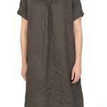 Willa - Linen S50 - Linen Dresses CP Shades oliveto