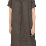 Willa - Linen S50 - Linen Dresses CP Shades oliveto
