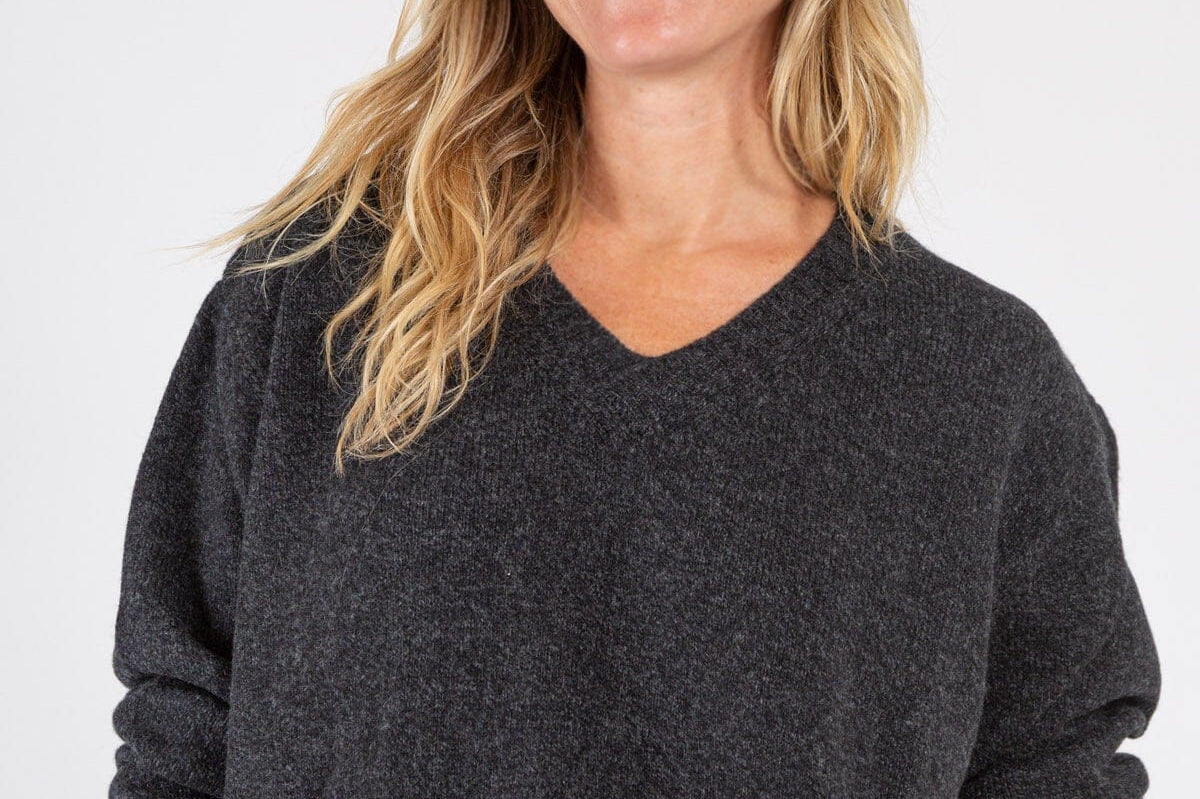 Cashmere Cross V-Neck Sweater A80 - Cashmere CP Shades 50798 - 1202/Lemano