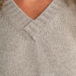 Cashmere Cross V-Neck Sweater A80 - Cashmere CP Shades M718 - Volga/Michigan