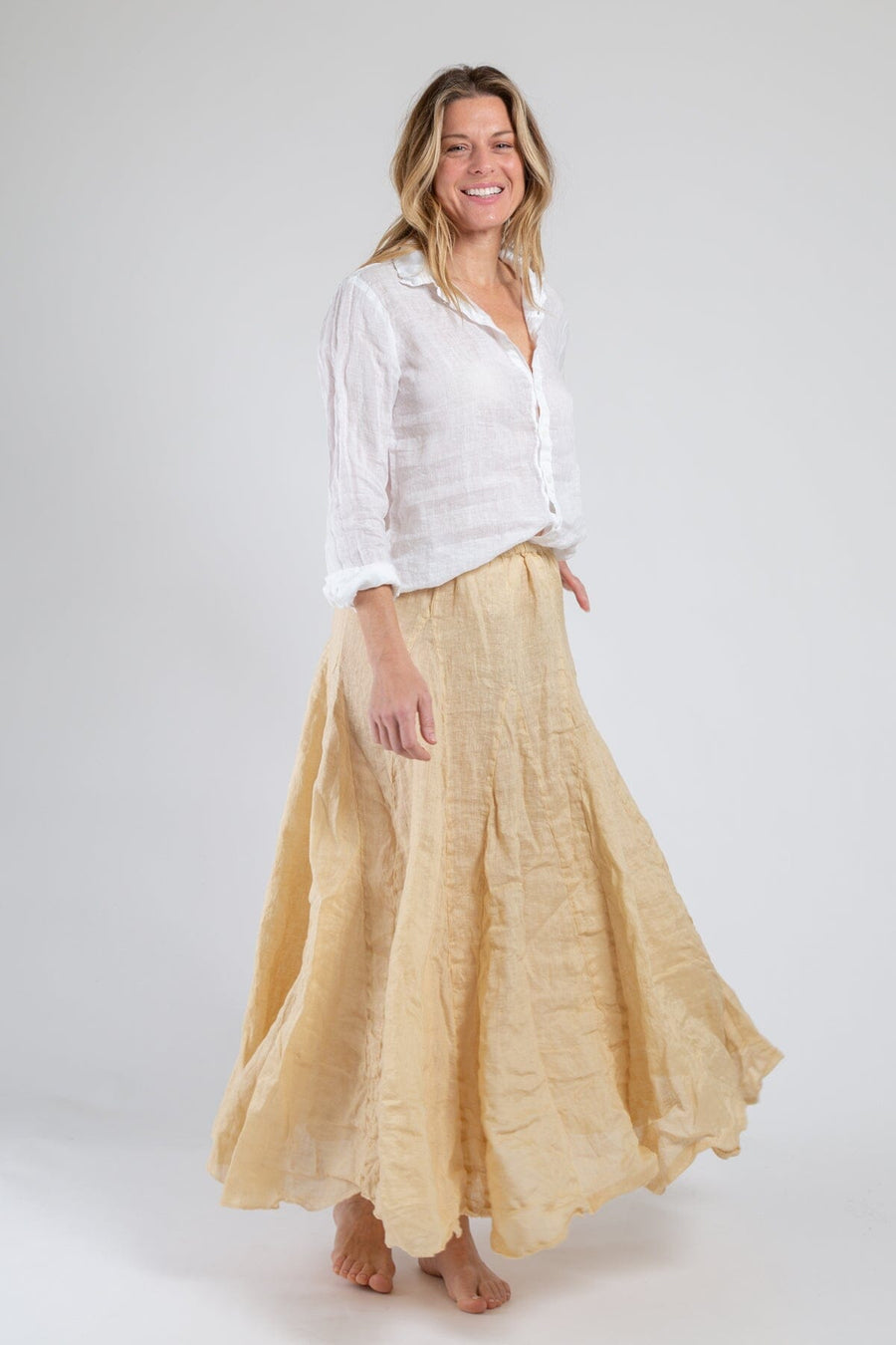 Cp shades lily linen maxi skirt Clearance