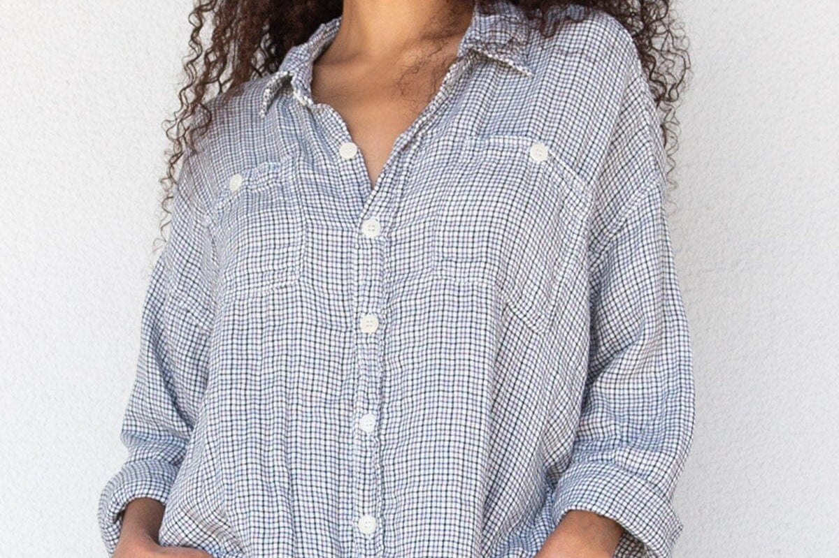 Maxwell - Double Cotton Gauze Check A13 - Plaids CP Shades 