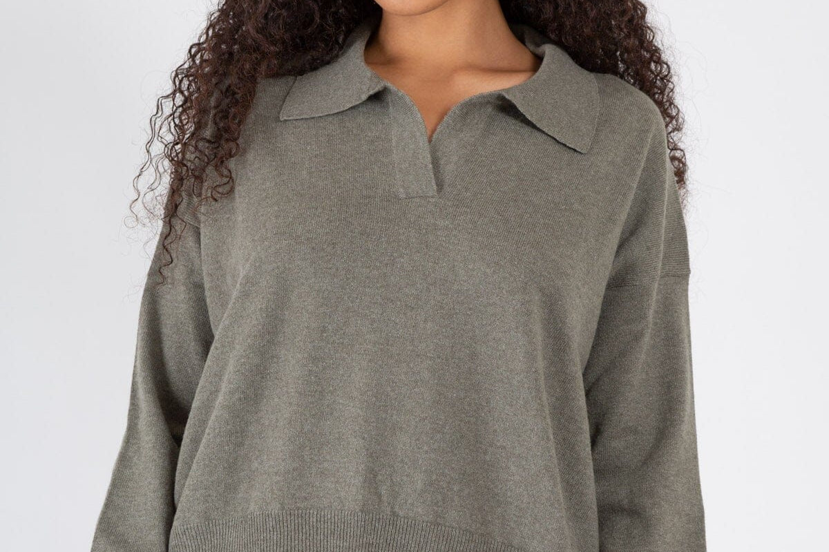 Polo Neck Sweater A80 - Cashmere CP Shades 