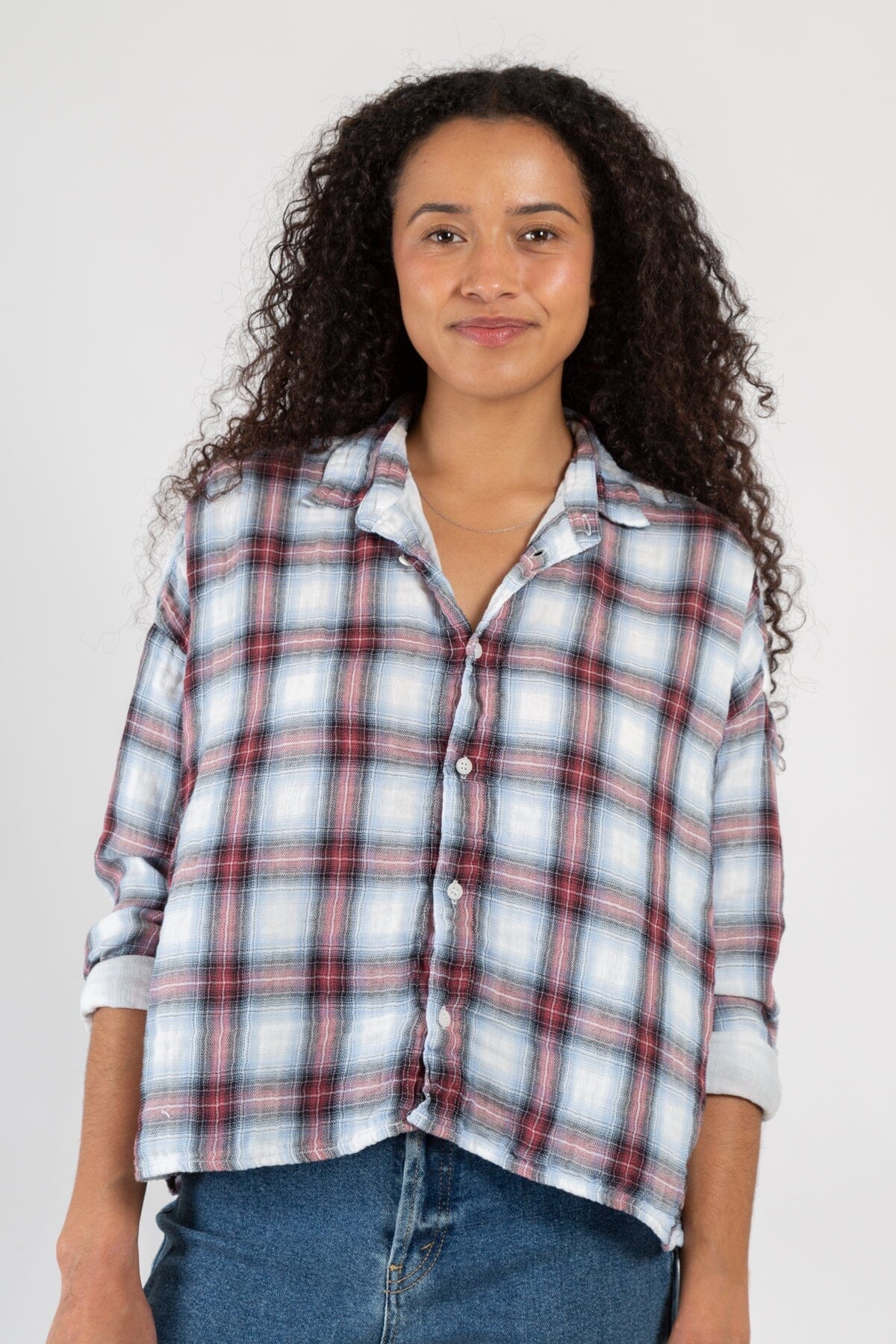 Ramona - Double Cotton Gauze Plaid – CP Shades